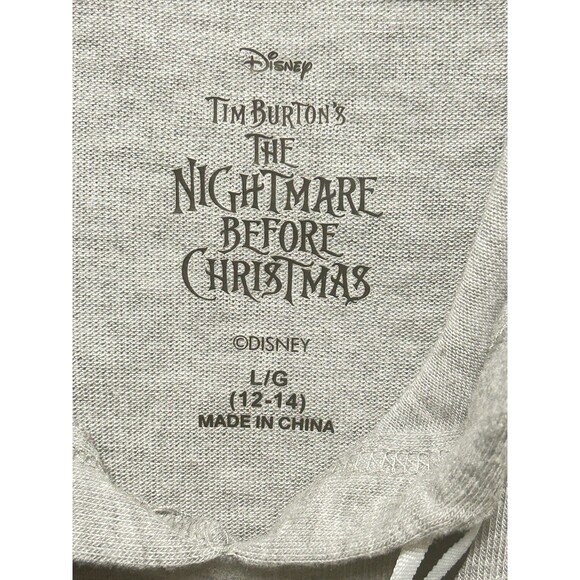 Disney Tim Burton's‎ The Nightmare Before Christmas Womens L Hooded PJ / Tunic - Picture 6 of 12